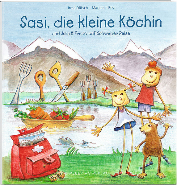 WERD & WEBER Sasi, die kleine Köchin Hardcover children's book