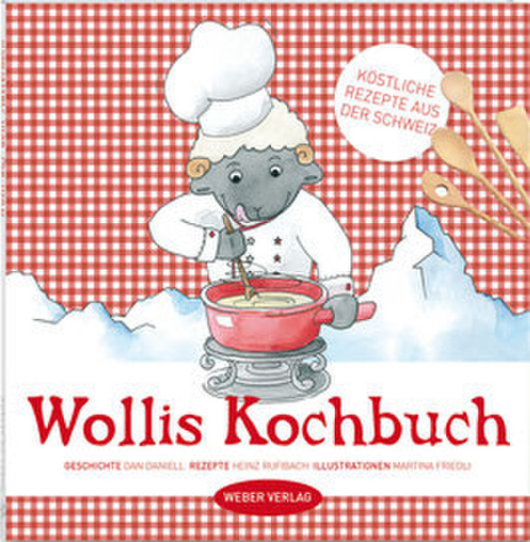 WERD & WEBER Wollis Kochbuch Hardcover children's book
