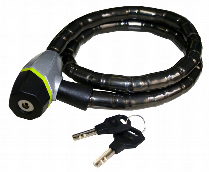 Ertedis 800147 Black 1000mm Cable lock bicycle/motorcycle lock