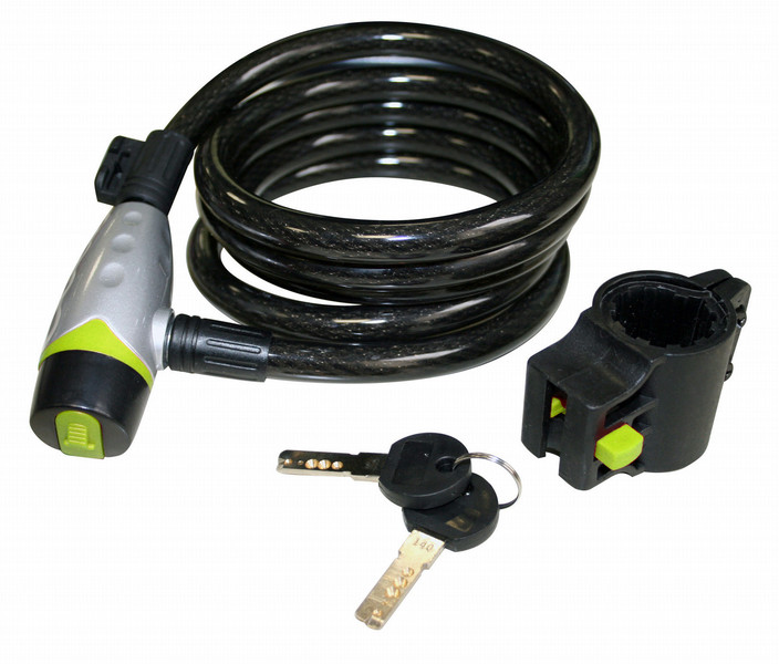 Ertedis 800153 Black 1800mm Cable lock bicycle/motorcycle lock