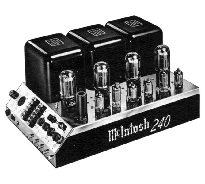 McIntosh MC240 audio amplifier