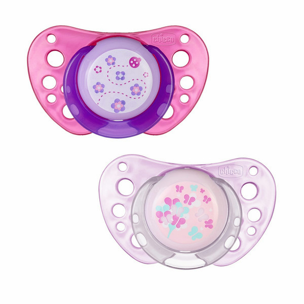 Chicco Physio Air Classic baby pacifier Silicone Pink