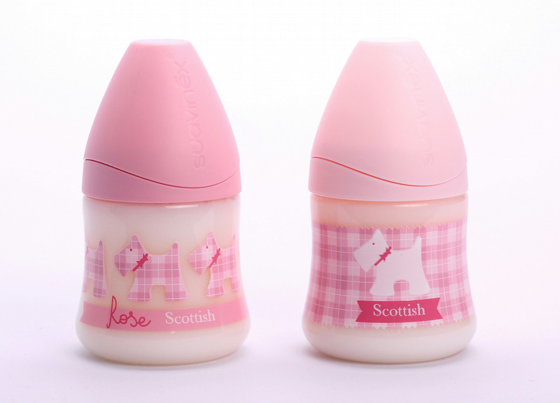 Suavinex Liberty 150ml Pink,White feeding bottle