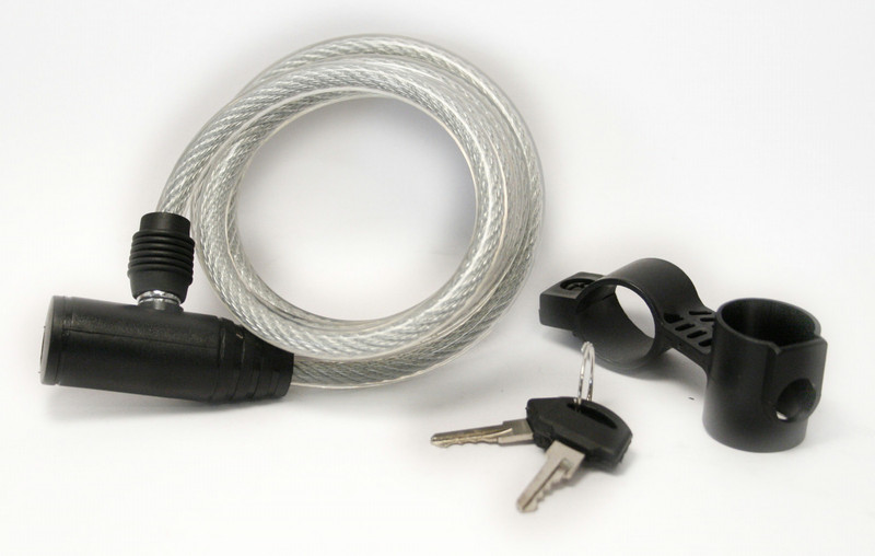 Durca 801043 Black,Grey 1500mm Cable lock bicycle/motorcycle lock