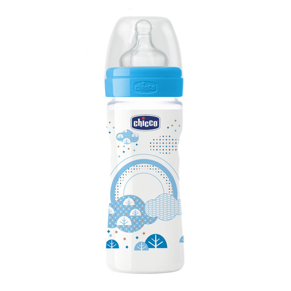 Chicco 00070723200000 250ml Polypropylene (PP) Blau, Weiß Babyflasche