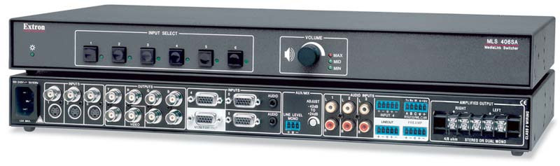 Extron MLS 406SA 280МГц Черный video line amplifier