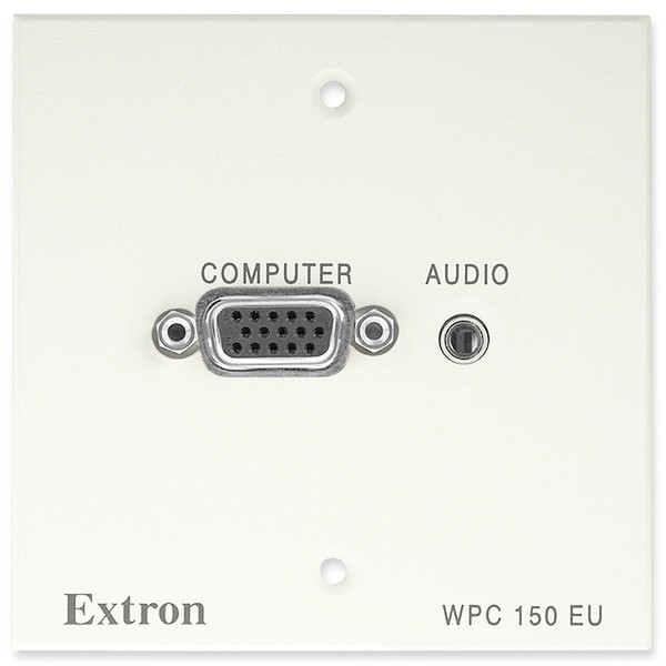 Extron WPC 150 EU VGA + 3.5 mm White socket-outlet