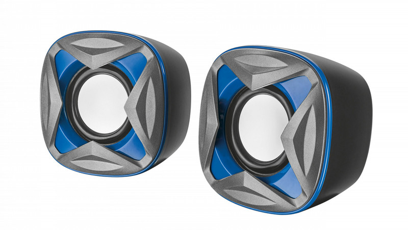 Trust Xilo Compact 2.0 4W Black,Blue loudspeaker