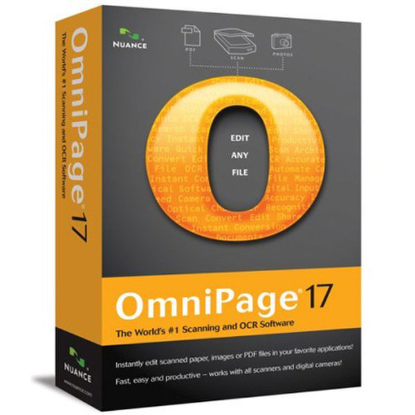 Nuance OmniPage 17.0 Standard, EN, EDU