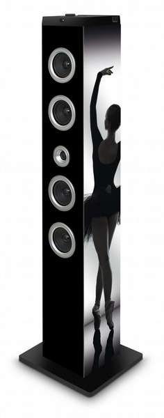 Bigben Interactive TW7BALLERINE 40W Schwarz, Weiß Home-Stereoanlage
