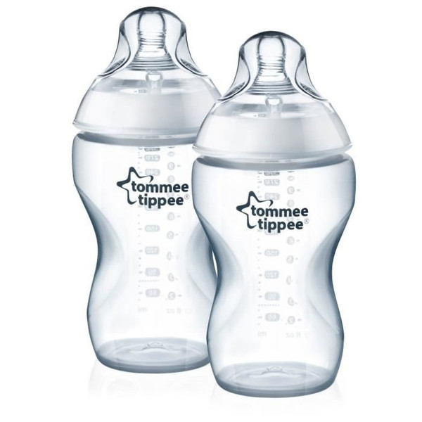 Tommee Tippee Biberons Easi-Vent 340ml Transparent,White feeding bottle