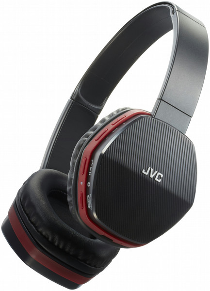 JVC HA-SBT5-R Binaural Kopfband Schwarz, Rot Mobiles Headset