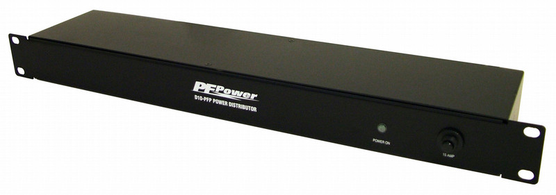 Furman D10-PFP 10AC outlet(s) 1U Black power distribution unit (PDU)