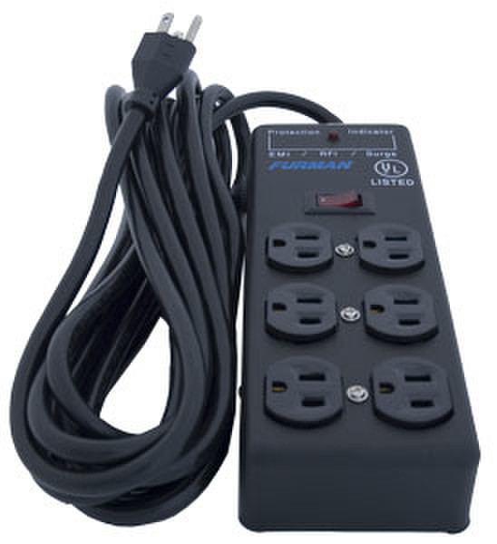 Furman SS-6B 6AC outlet(s) 4.5m Black surge protector