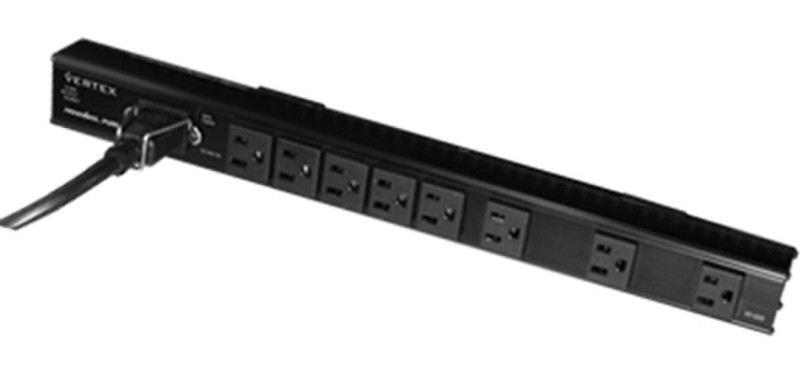 Furman VT-EXT 8AC outlet(s) Black power distribution unit (PDU)