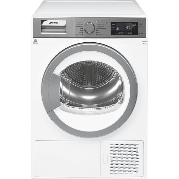 Smeg DHT83LIT-1 Freestanding Front-load 8kg A+++ Silver,White tumble dryer