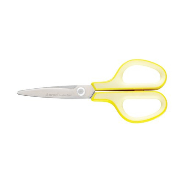 Rexel X3 Stainless Steel Scissors Yellow