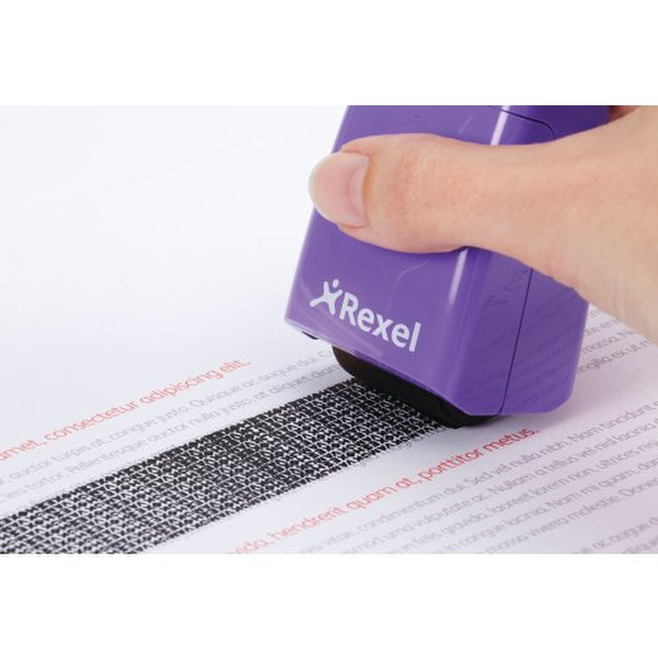Rexel ID Guard Retractable Ink Roller Perfect Purple