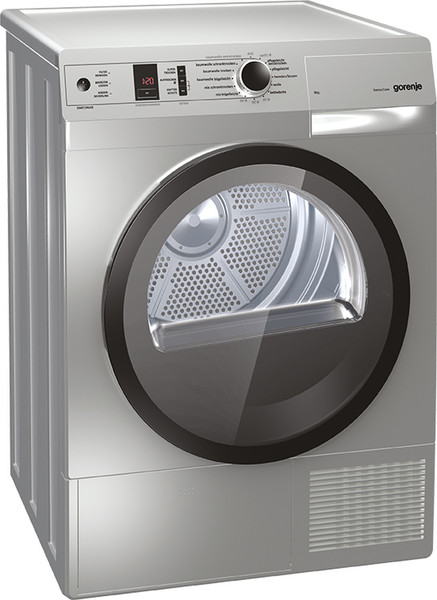 Gorenje D 85F66 NA Отдельностоящий Фронтальная загрузка 8кг A+++ Cеребряный