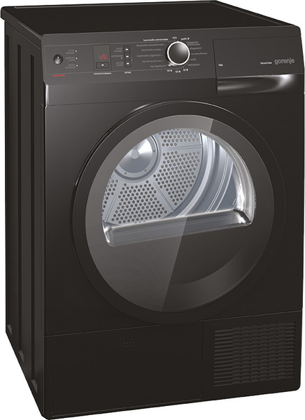 Gorenje D 85F66 NB Отдельностоящий Фронтальная загрузка 8кг A+++ Черный