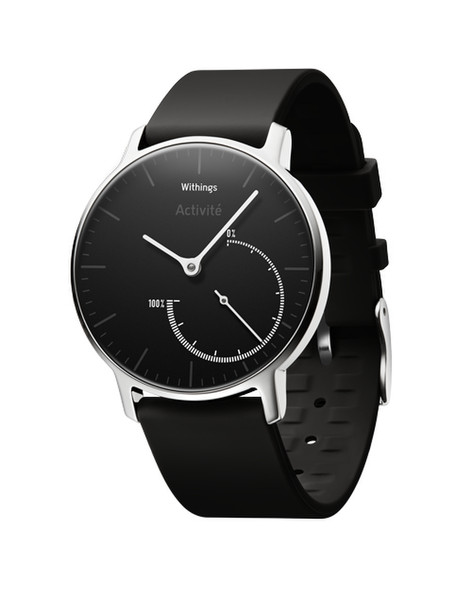 Withings Activite Steel Wristband activity tracker Analogue Wireless Black