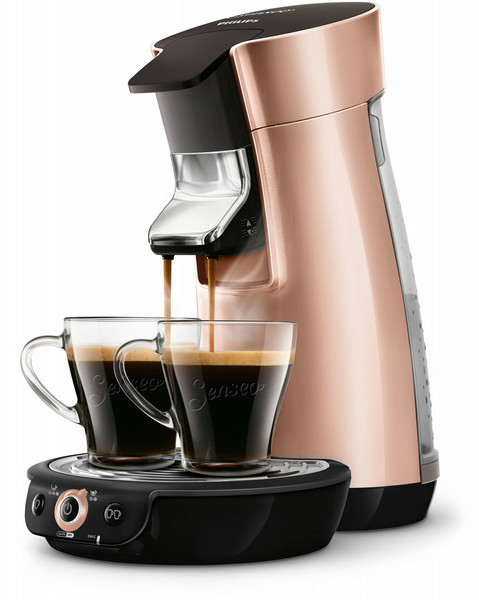 Senseo Viva Café HD7831/30 freestanding Fully-auto Pod coffee machine 0.9L 6cups Copper coffee maker