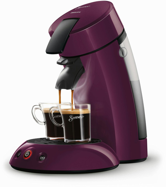 Senseo Original HD7804/40 freestanding Pod coffee machine 0.7L 2cups Aubergine coffee maker