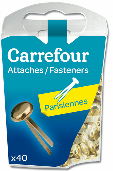 Carrefour 3270192697013 40шт полоска-скоросшиватель