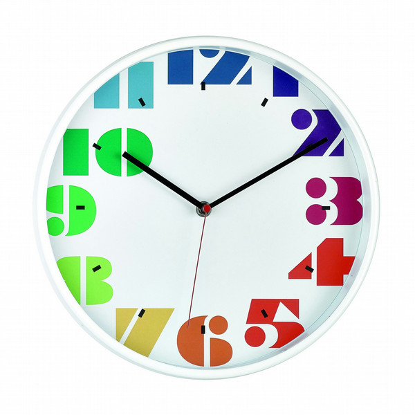 Mebus 17373 Quartz wall clock Круг Белый настенные часы