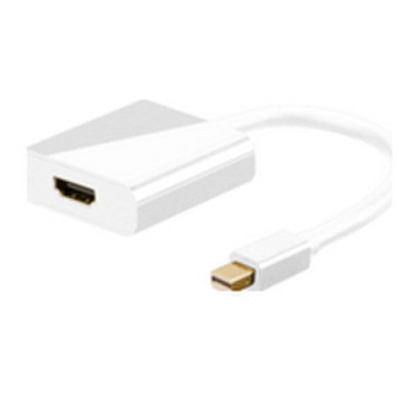 Microconnect 0.1m Mini Displayport-HDMI M-F 0.1m Mini DisplayPort HDMI White