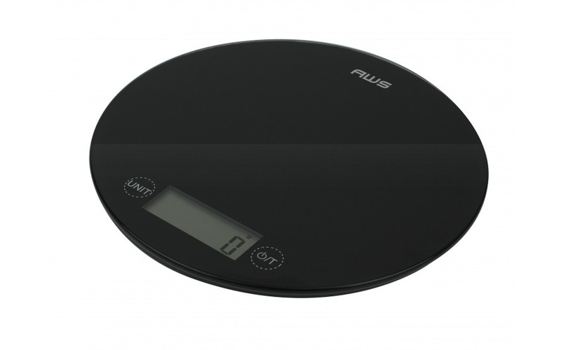 American Weigh Scales PEPPER-5K Настольный Круглый Electronic kitchen scale Черный кухонные весы