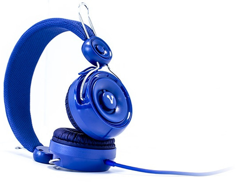 Vorago HP-205 Head-band Binaural Wired Blue