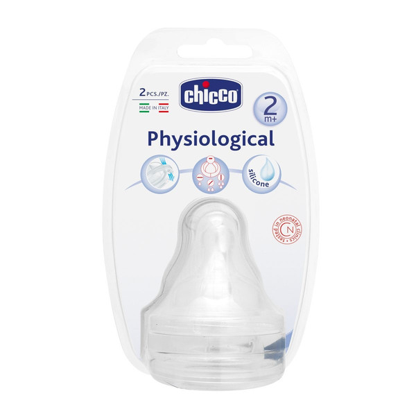 Chicco 00081627000000 Silicone Variable flow bottle nipple