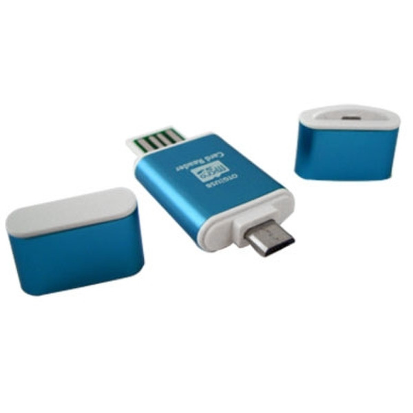 Data Components 76251 USB 2.0 Синий устройство для чтения карт флэш-памяти