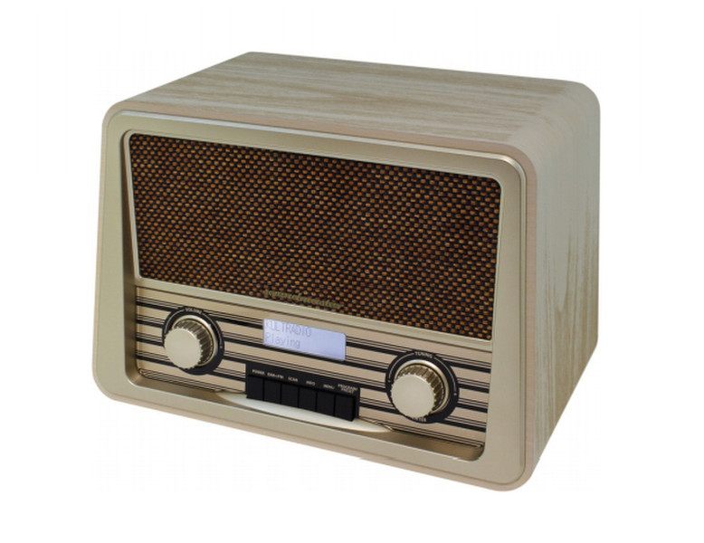 Soundmaster NR920HBR Tragbar Analog Holz Radio