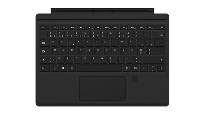 Microsoft Surface Pro 4 Type Cover Microsoft Cover port AZERTY Бельгийский Черный клавиатура для мобильного устройства