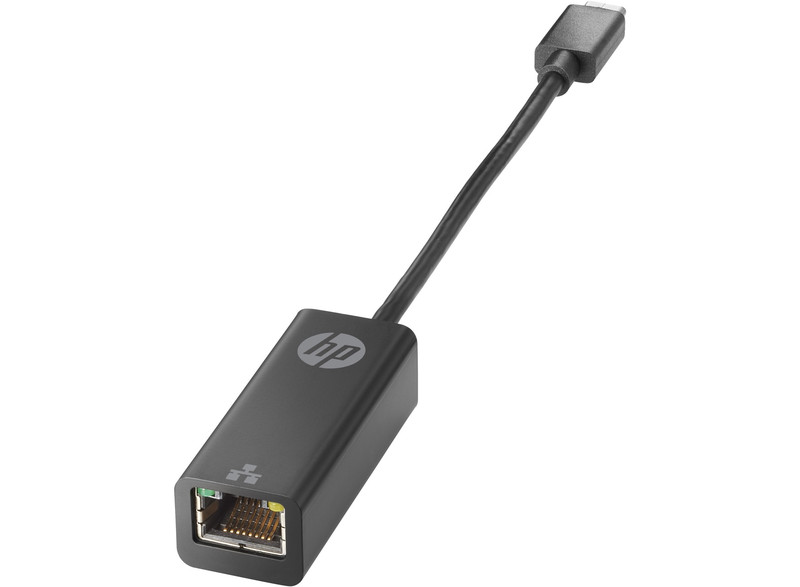 HP USB-C to RJ45 Adapter USB-C RJ45 Черный