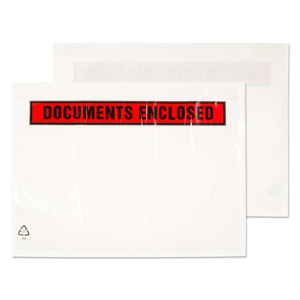 Blake Purely Packaging Printed Document Enclosed Wallet A7 123x111mm (Pack 1000) envelope