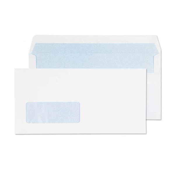 Blake Purely Everyday White Window Self Seal Wallet DL 110x220mm 80gsm (Pack 1000)