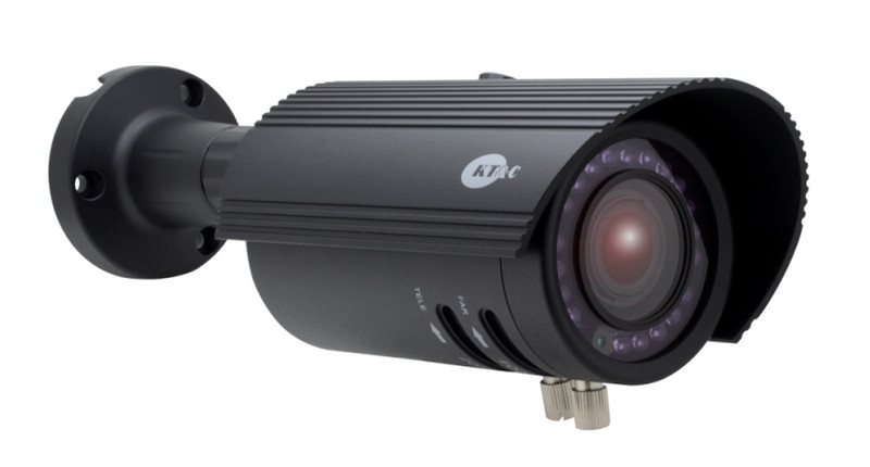 KT&C KEZ-C2BR28V12IR CCTV Outdoor Geschoss Schwarz Sicherheitskamera