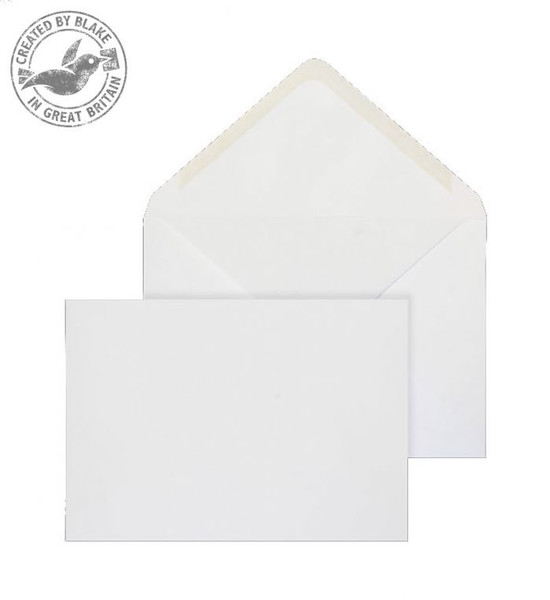 Blake Purely Everyday White Gummed Banker Invitation C5 162X229mm 100gsm (Pack 500)