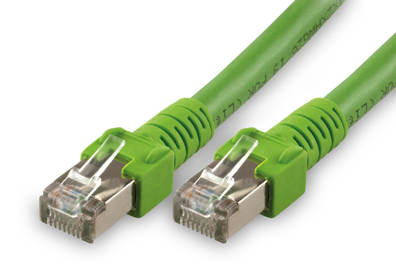 Digitus DK-16PUR-030-SK Зеленый сетевой кабель