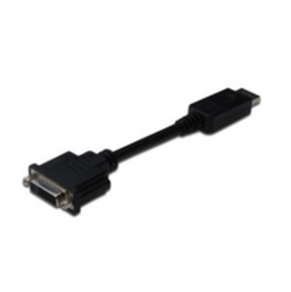 Microconnect DisplayPort-DVI DisplayPort DVI-I Schwarz