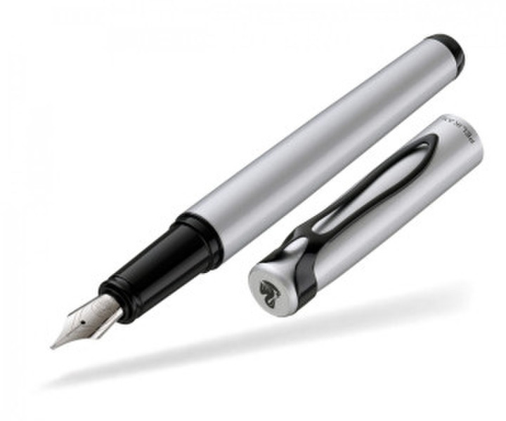 Pelikan Stola III Cartridge filling system Black,Silver 1pc(s) fountain pen