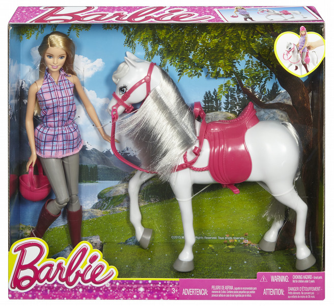 Barbie Doll & Horse Разноцветный кукла