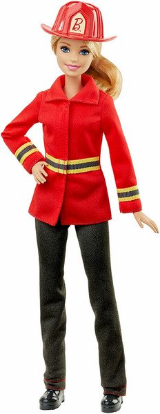 Barbie Firefighter Черный, Красный кукла