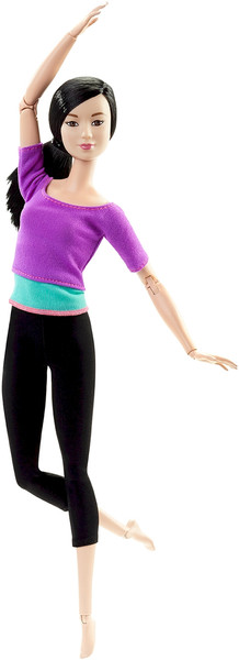 Barbie Made to Move Черный, Пурпурный кукла