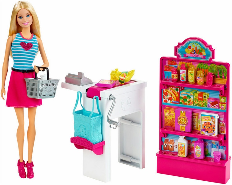 Barbie Style Shops with Doll - Market Разноцветный кукла