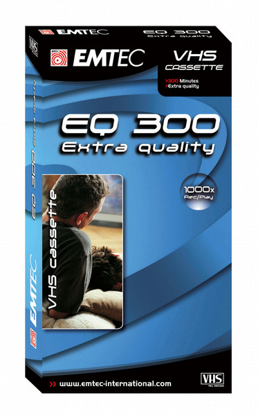 Emtec VHS E300 EQ Video сassette 300мин 1шт