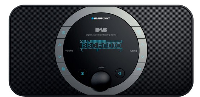 Blaupunkt RXD 120 Портативный Цифровой Черный радиоприемник